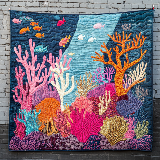 Coral Reef DAI150125092 Quilt Blanket