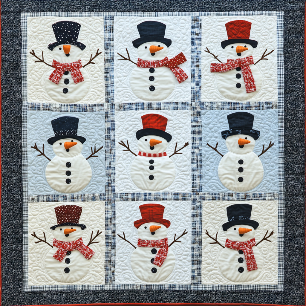 Snowman DAI190824190 Quilt Blanket