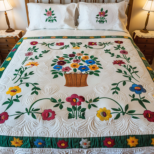 Flower Basket TAI170724013 Quilt Bedding Set