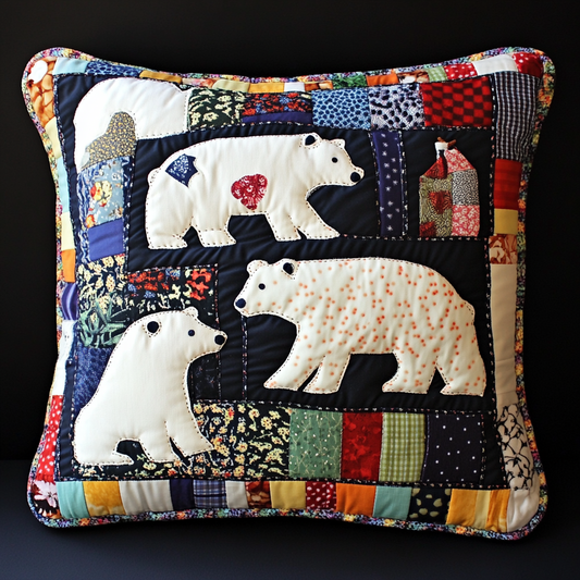 Polar Bear TAI130824169 Quilted Pillow Case