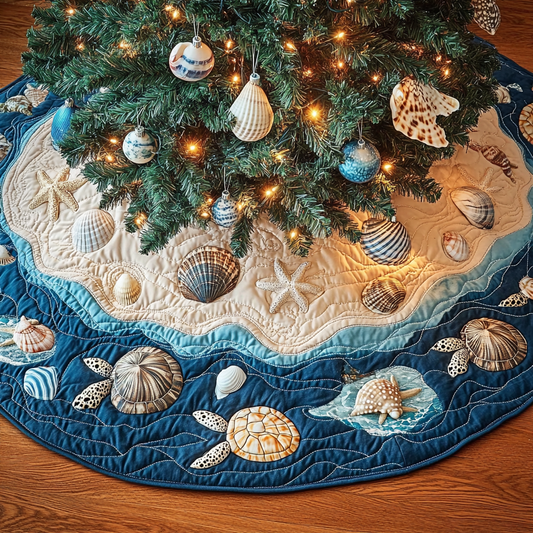 Sea Creature TAI201124492 Quilted Tree Skirt