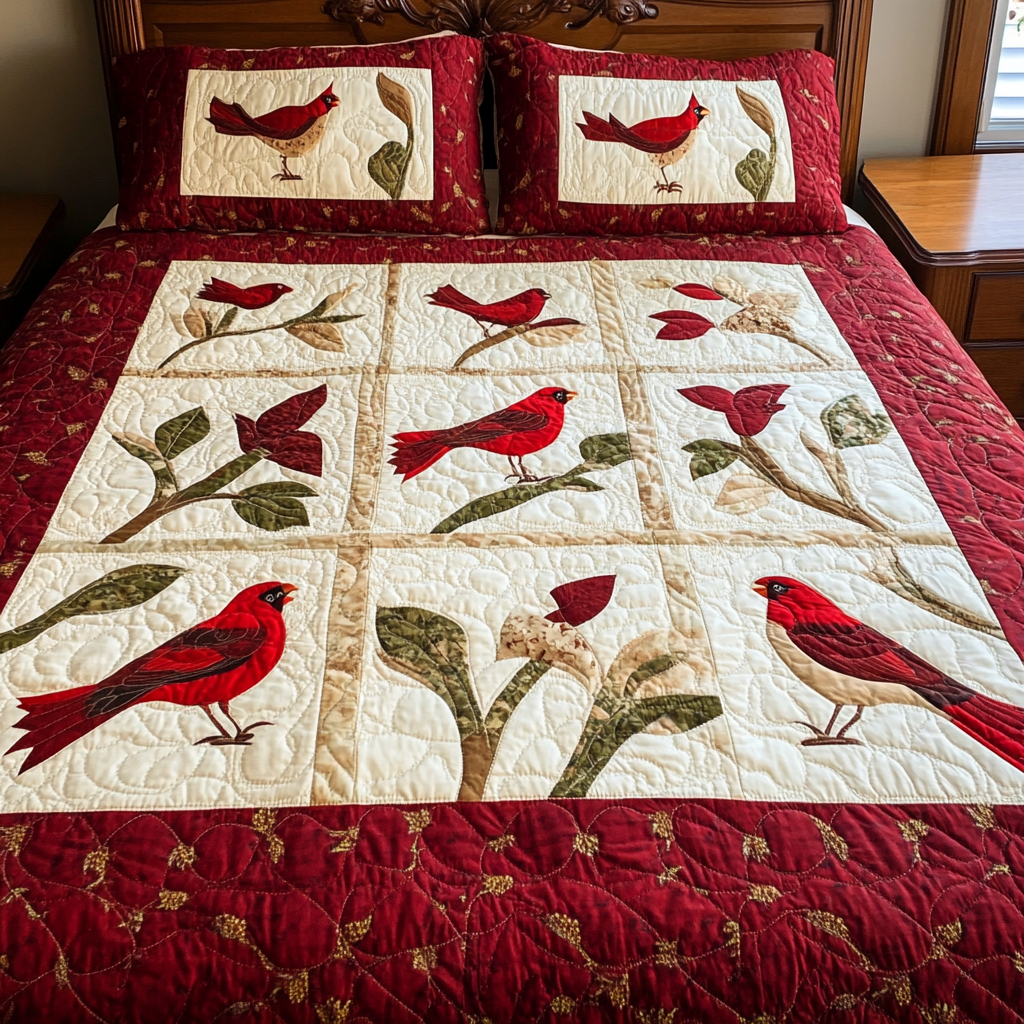 Cardinal DAI190824347 Quilt Bedding Set