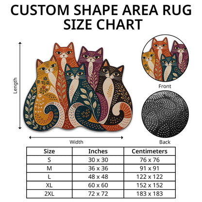 Butterfly Scatter TD131026208 Custom Shape Area Rug