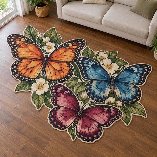 Butterfly Meadow TD131026125 Custom Shape Area Rug