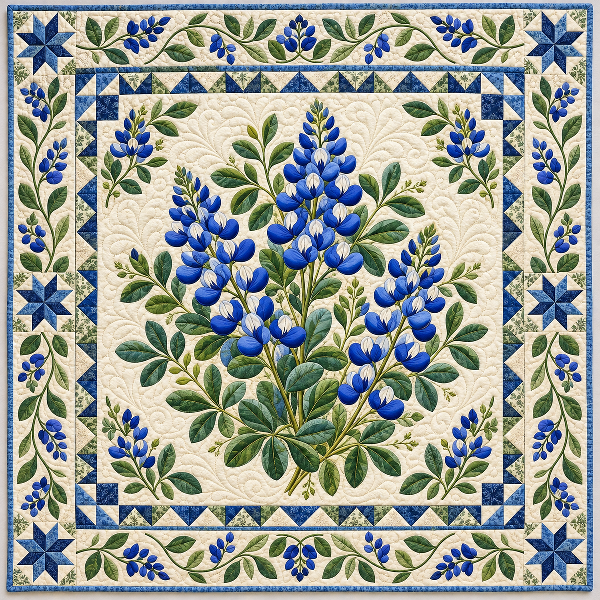 Bluebonnet Serenade TD141026629 Quilt Blanket