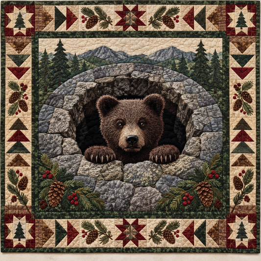 Stone Den Bear TD141026638 Quilt Blanket