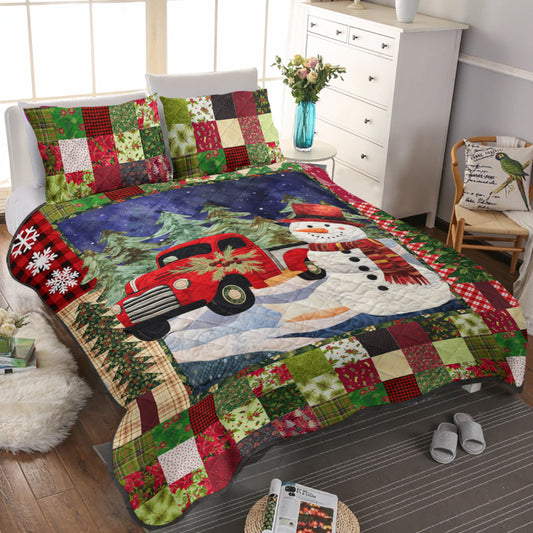 Christmas Snowman TL06102304QB Quilt Bedding Set