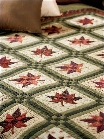 Maple Leaves CLA080424017 Quilt Blanket