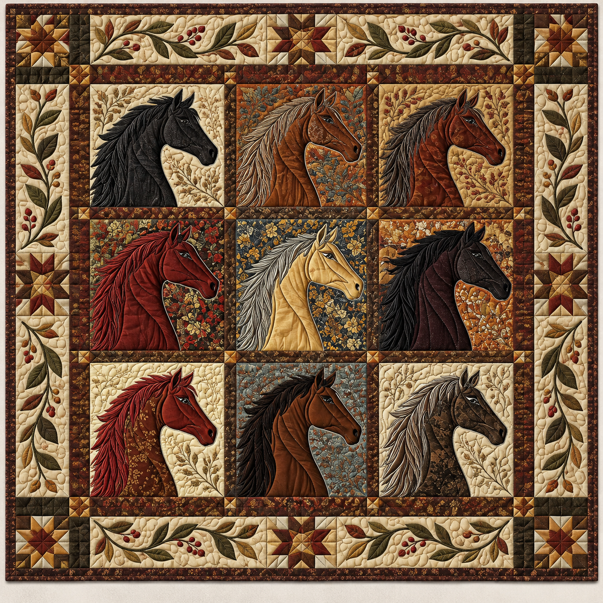 Galloping Horse TD141026754 Quilt Blanket
