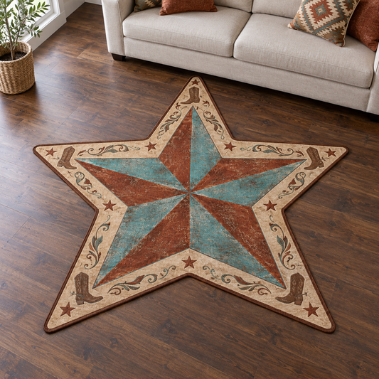 Western Star Tapestry TD131026262 Custom Shape Area Rug