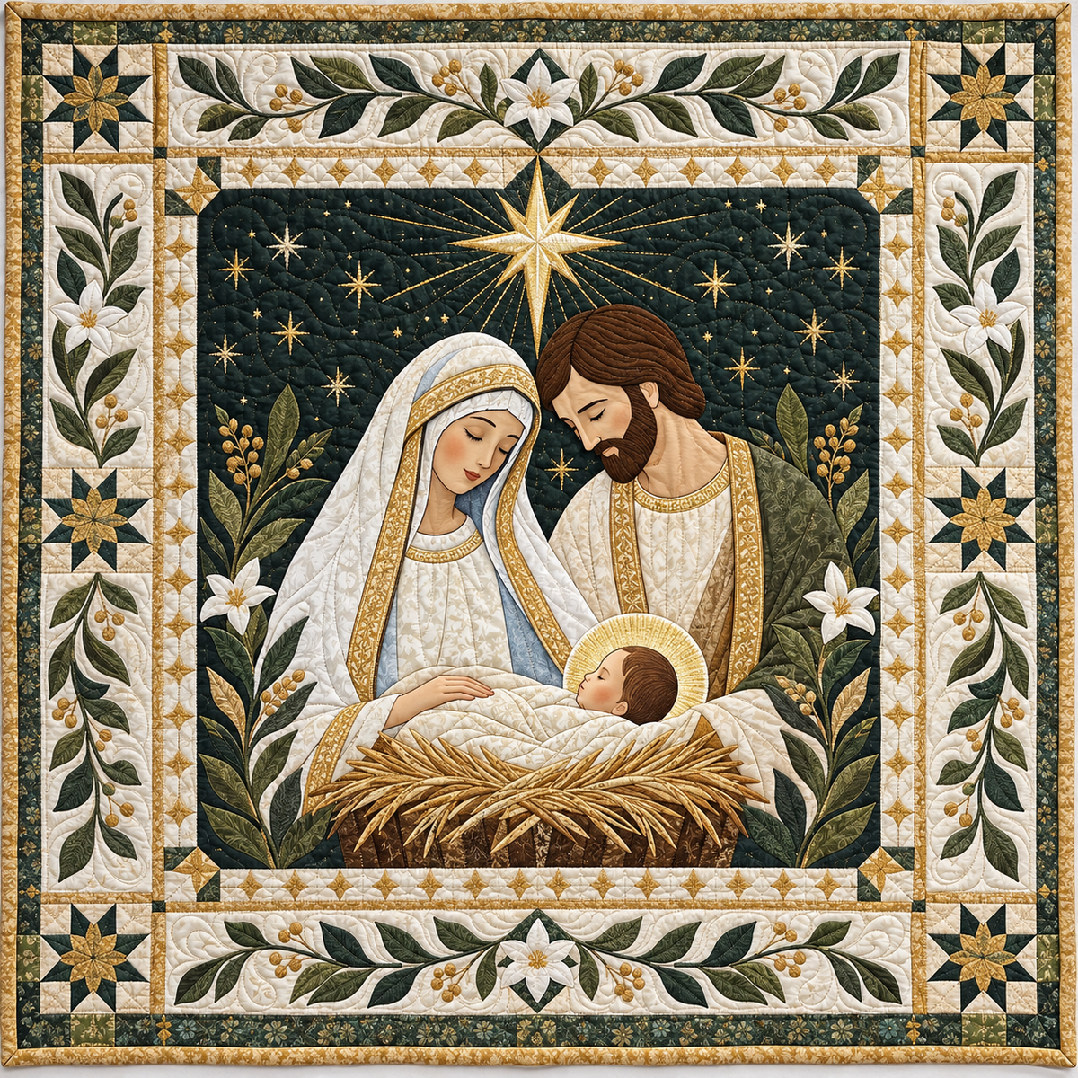 Bethlehem Holy Family TD141026770 Quilt Blanket