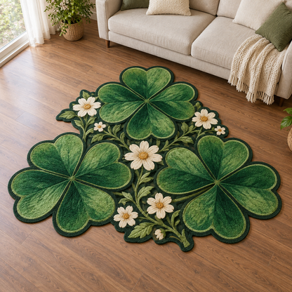 Clover Daisy Lane TD131026272 Custom Shape Area Rug