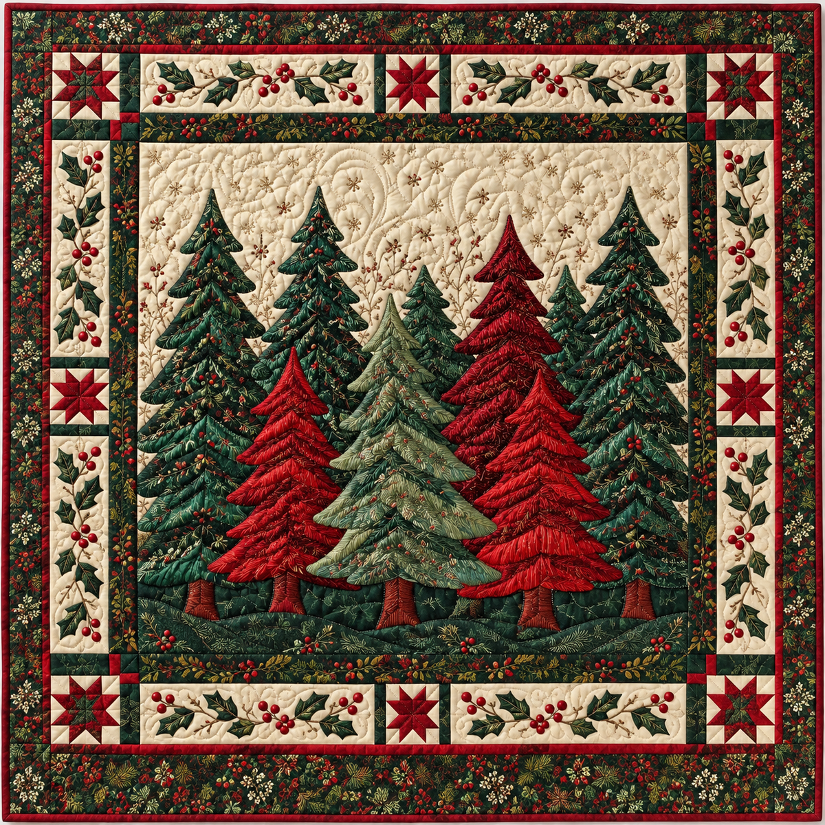 Christmas Forest TD141026773 Quilt Blanket