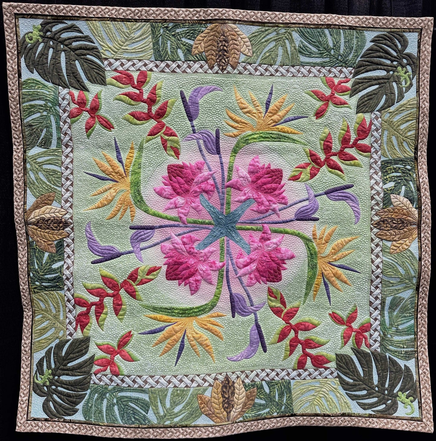 Tropical CLDY180624013 Quilt Blanket