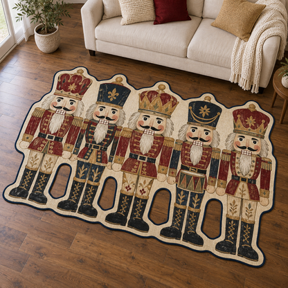Vintage Nutcracker Gallery TD131026283 Custom Shape Area Rug