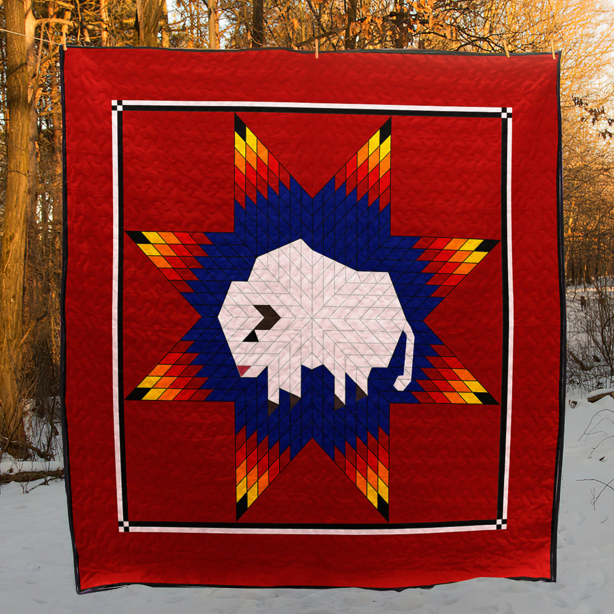 Buffalo CLA190660 Art Quilt