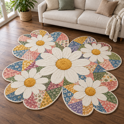 Daisy Confetti TD131026326 Custom Shape Area Rug