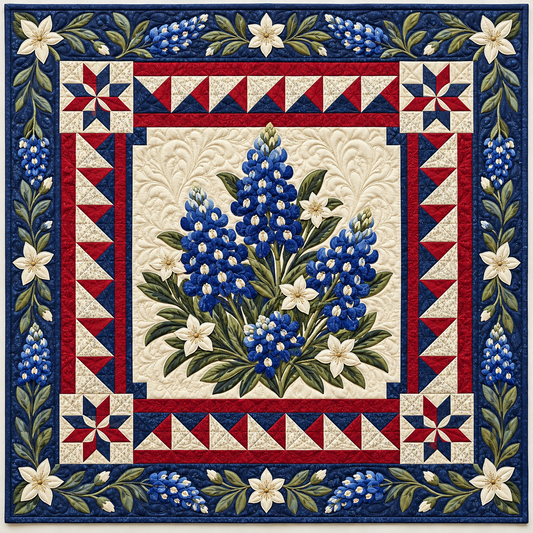 Texas Bluebonnet TD141026854 Quilt Blanket