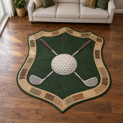 Fairway Club Crest TD131026361 Custom Shape Area Rug