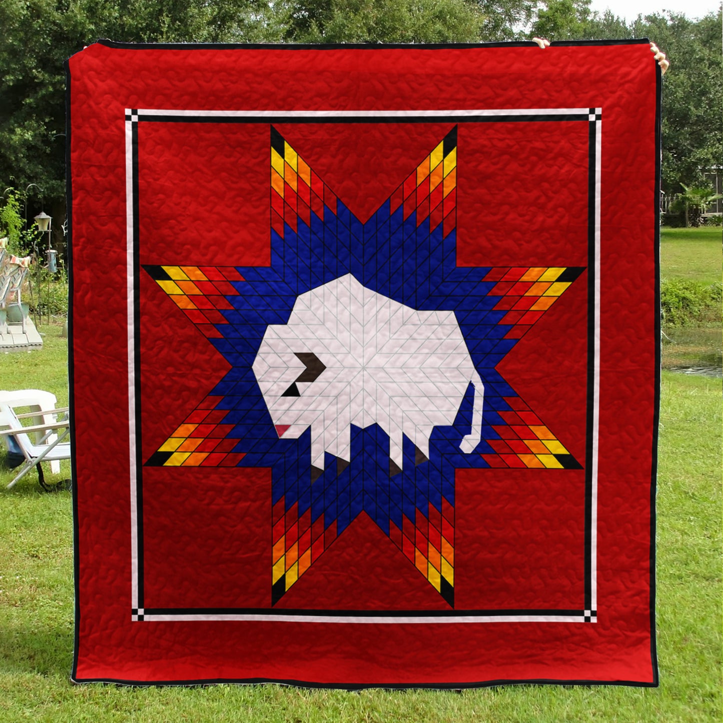 Buffalo CLA190660 Art Quilt