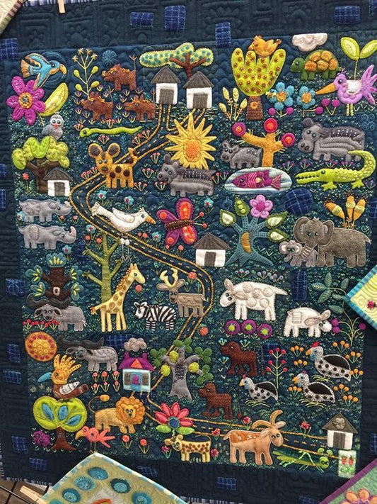 Wild Animals CLA250688 Quilt Blanket