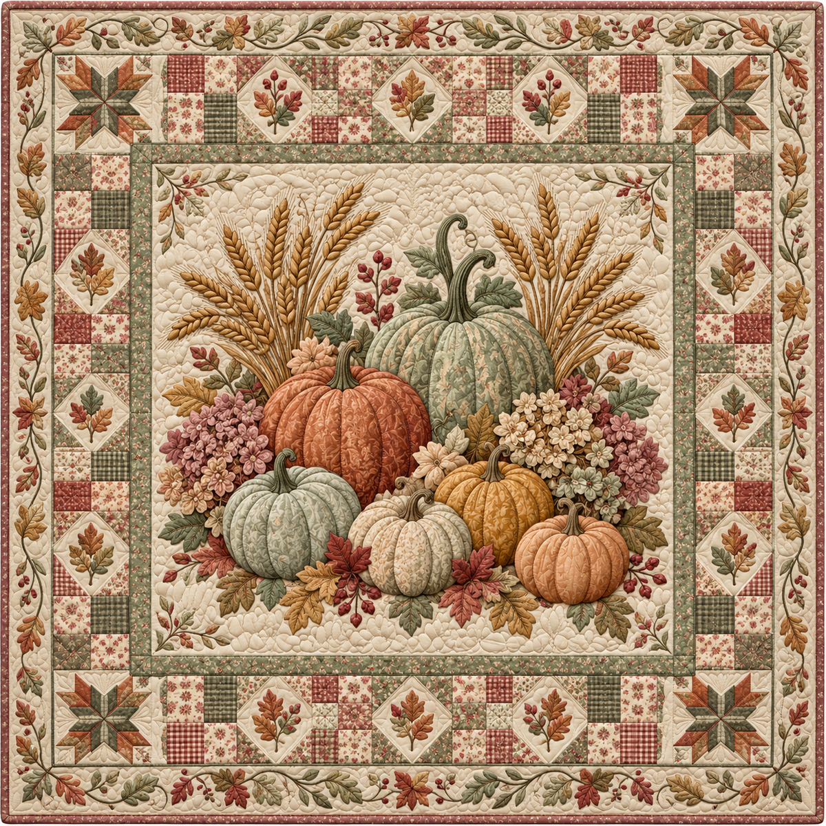 Soft Autumn Pumpkin TD141026936 Quilt Blanket