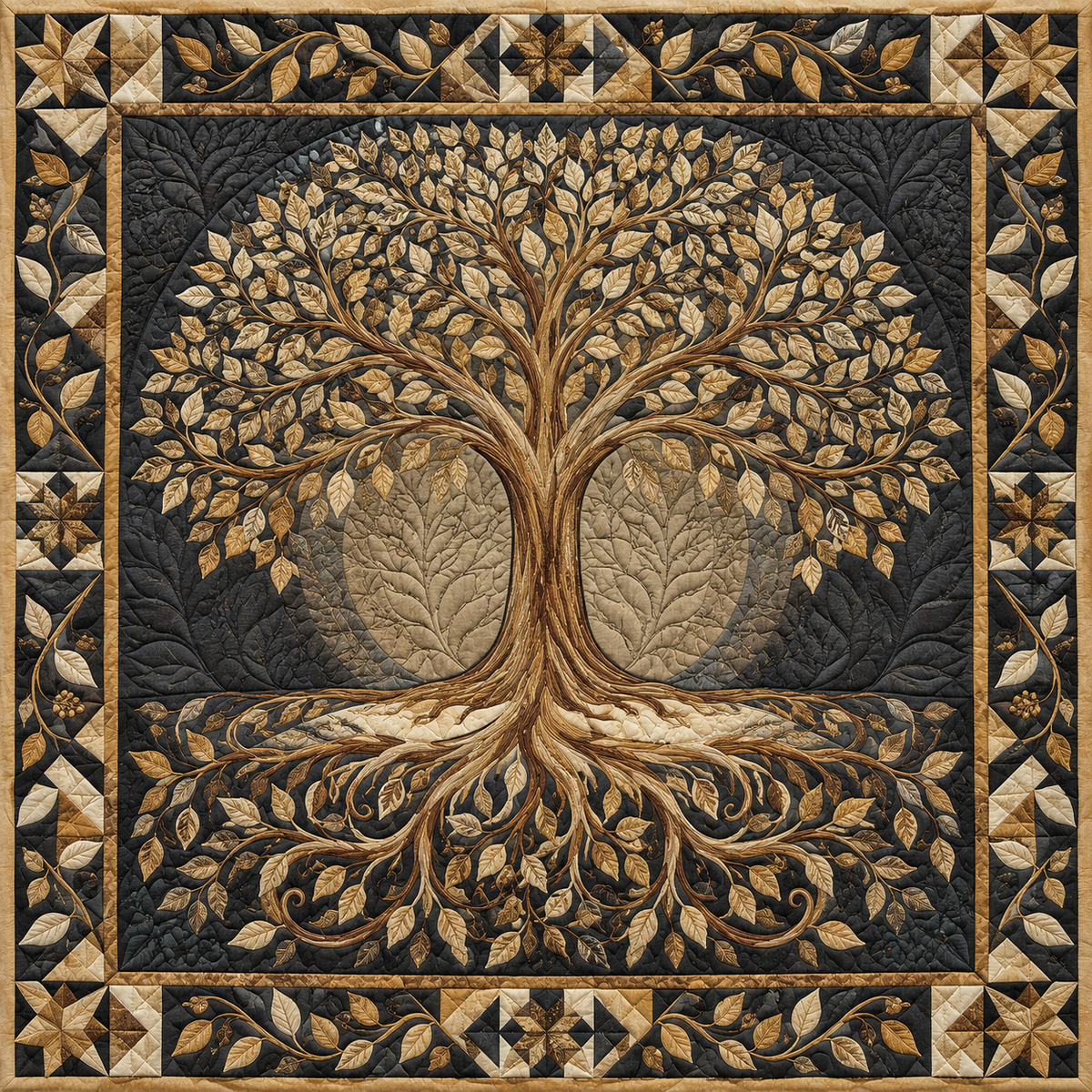 Golden Spirit Tree TD141026943 Quilt Blanket