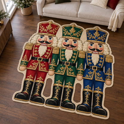 Nutcracker Jewel Court TD131026462 Custom Shape Area Rug