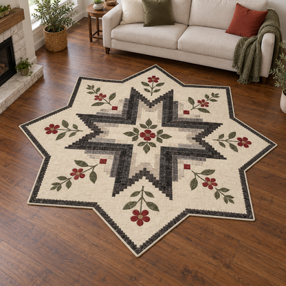 Country Star Garden TD131026465 Custom Shape Area Rug