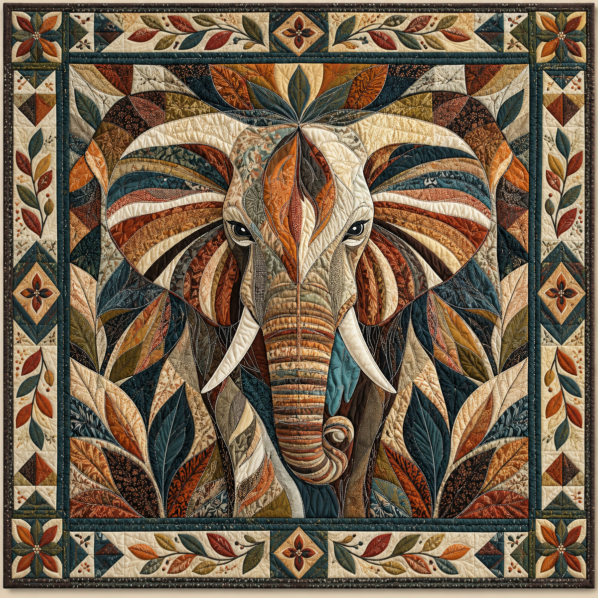 Elephant Midnight TD141026966 Quilt Blanket