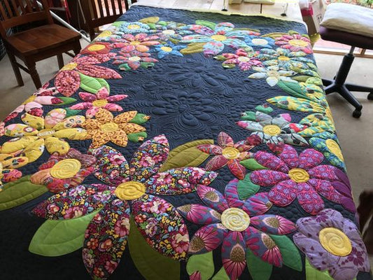 Flower CLA080424012 Quilt Blanket