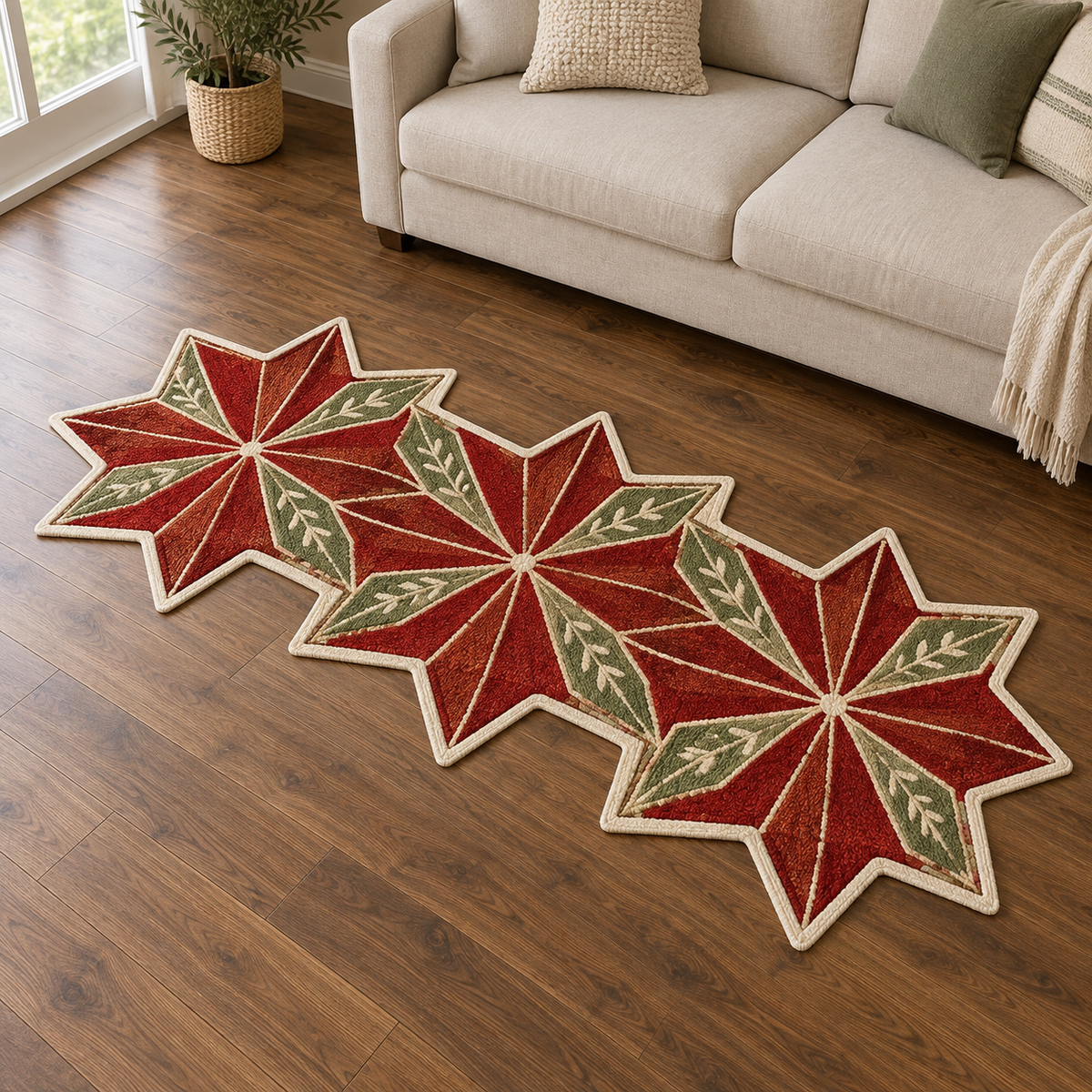 Red Star Evergreen TD131026470 Custom Shape Area Rug