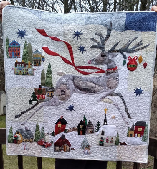 Christmas Reindeer CLDY040724053 Quilt Blanket