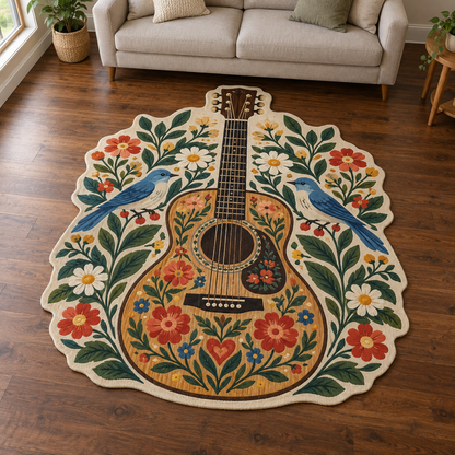 Garden Guitar Serenade TD131026500 Custom Shape Area Rug