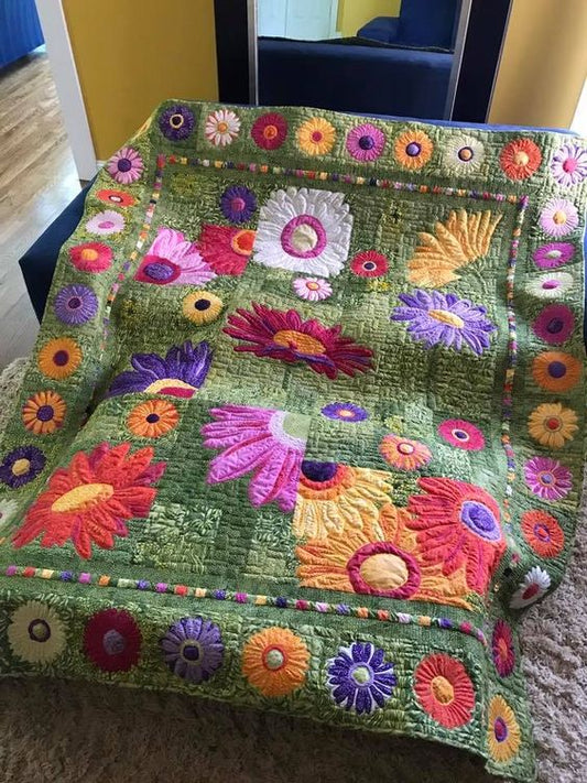 Flower CLDY040724048 Quilt Blanket