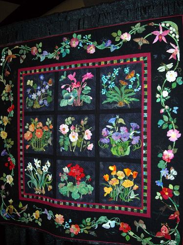 Flower CLA170633 Art Quilt