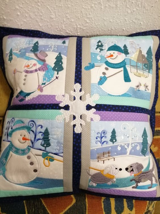 Snowman CLA080424210 Quilted Pillow Case