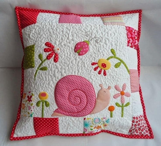 Snail CLA080424074 Quilted Pillow Case