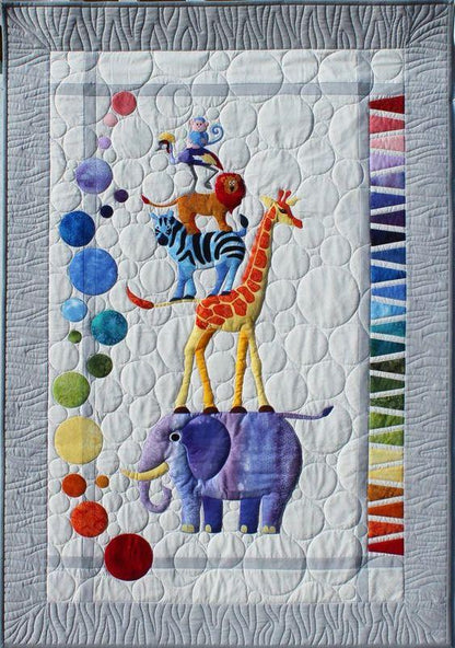 Baby Safari Slumbers Cot African Zoo Animal CLH2310076Q Quilt Blanket