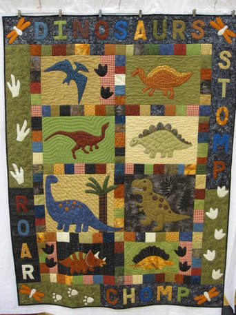 Dinosaur CLA0910200Q Art Quilt