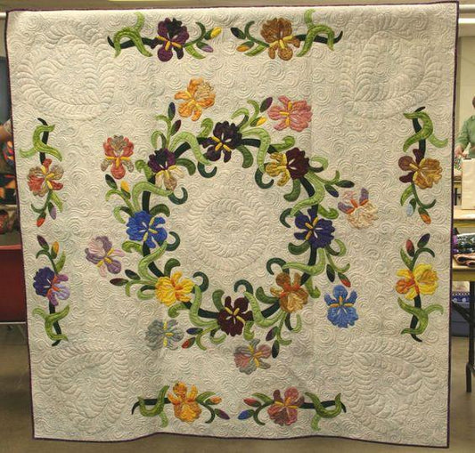 Flower Garden CLA1210173Q Art Quilt