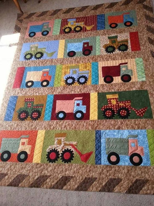 Truck CLM170643 Quilt Blanket