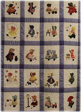 Sunbonnet Sue CLA0910661Q Art Quilt