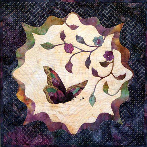 Butterfly CLA1210038Q Art Quilt