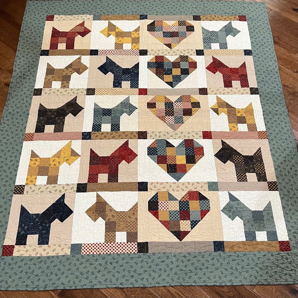 Dog CLDY040724112 Quilt Blanket