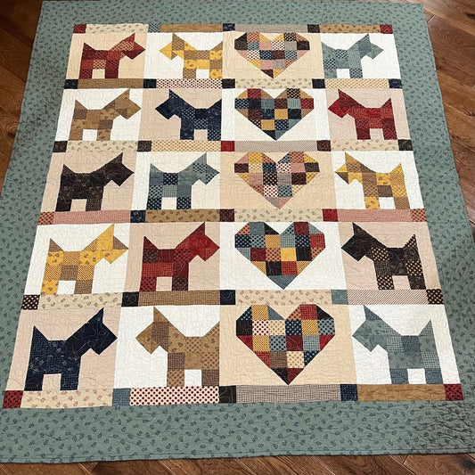 Dog CLDY040724112 Quilt Blanket