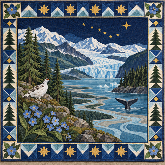 Alaska Landscape Tapestry TD181026401 Quilt Blanket