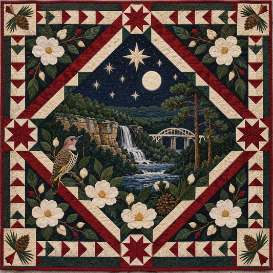 Alabama Night Garden TD181026415 Quilt Blanket