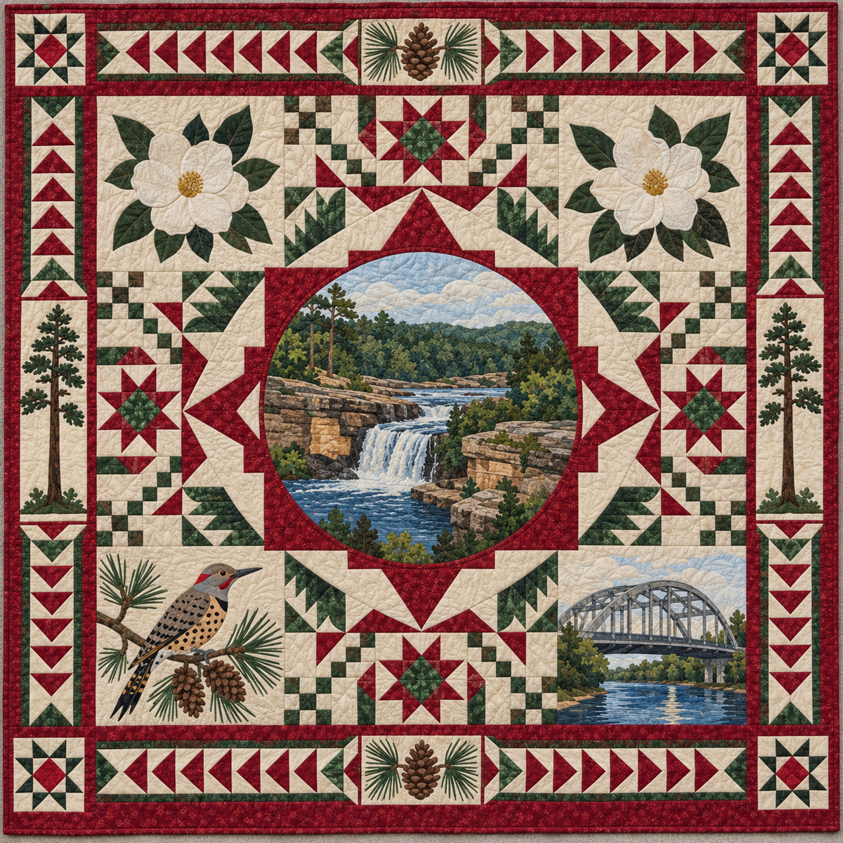Alabama Celebration In Cloth TD181026420 Quilt Blanket