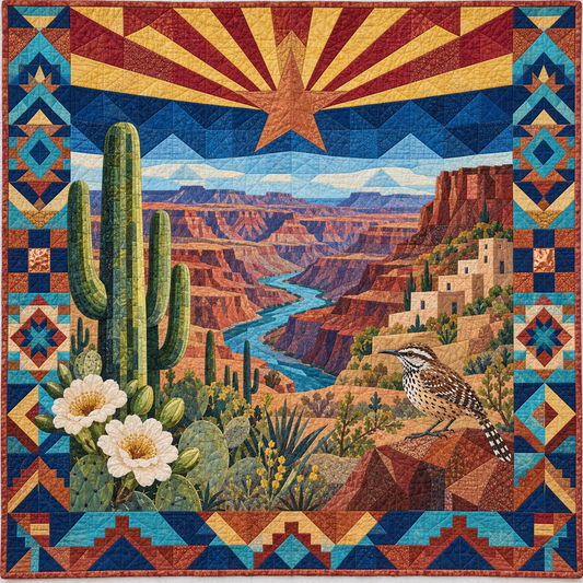 Arizona Mosaic Horizons TD181026439 Quilt Blanket